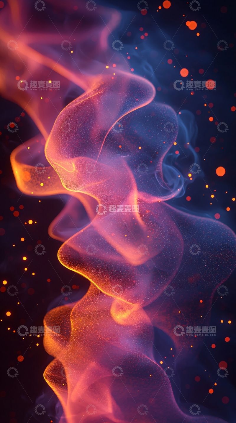 高清大图下载【趣麦麦图】梦幻烟雾