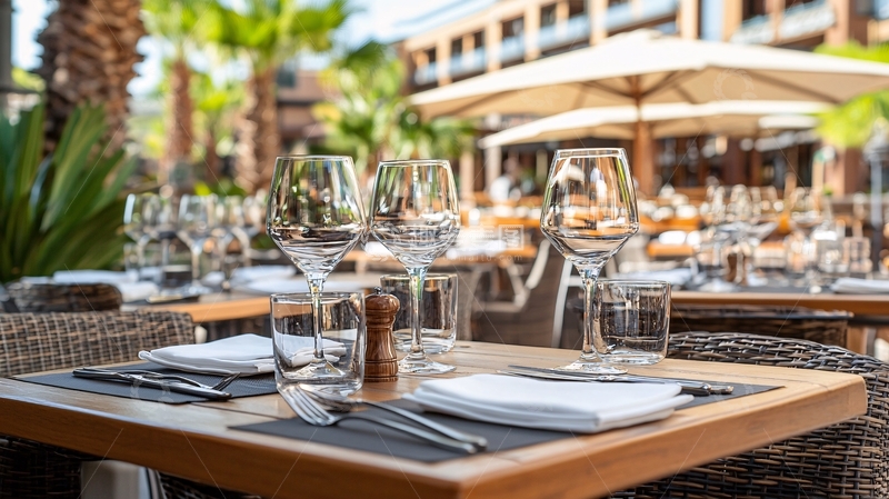 高清大图下载【趣麦麦图】户外餐厅