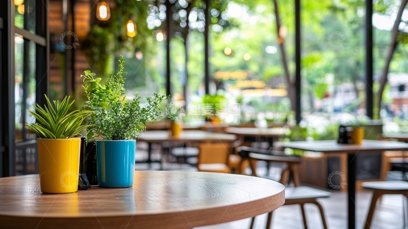 高清大图下载【趣麦麦图】户外咖啡馆