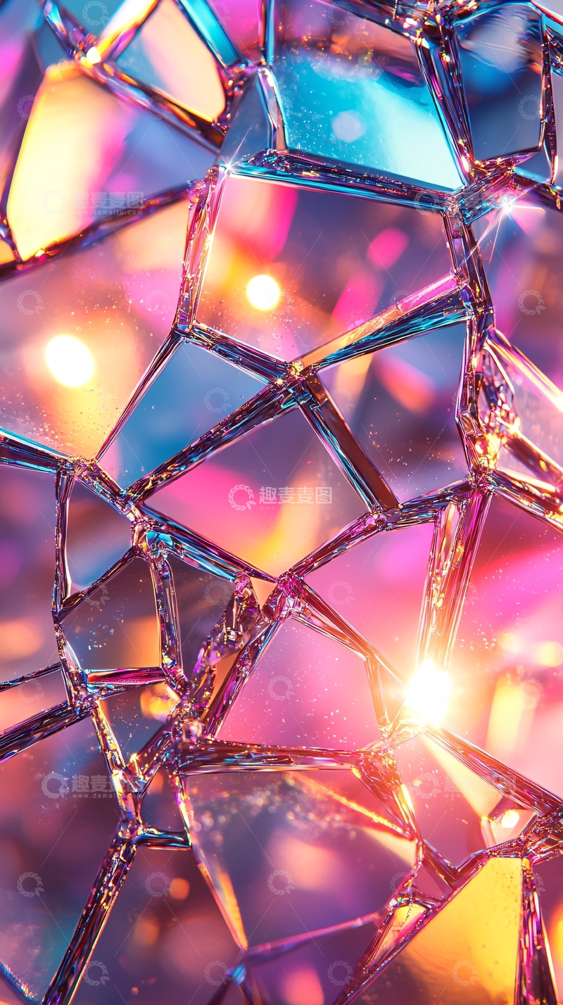 高清大图下载【趣麦麦图】破碎的彩色玻璃
