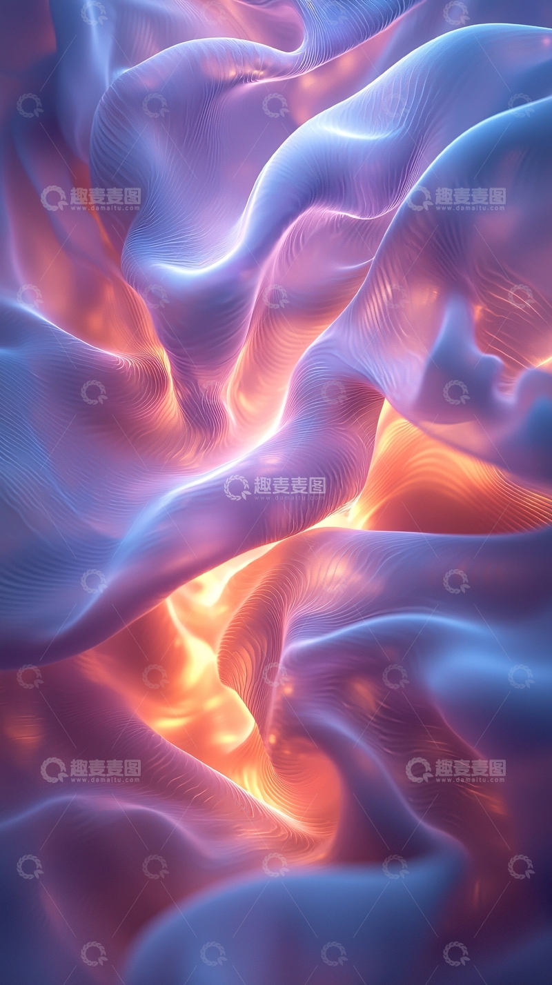 高清大图下载【趣麦麦图】梦幻紫光