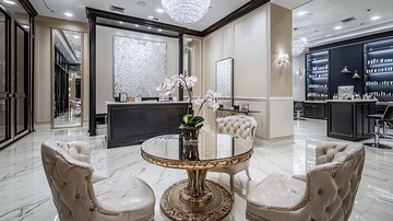 高档美容院接待区