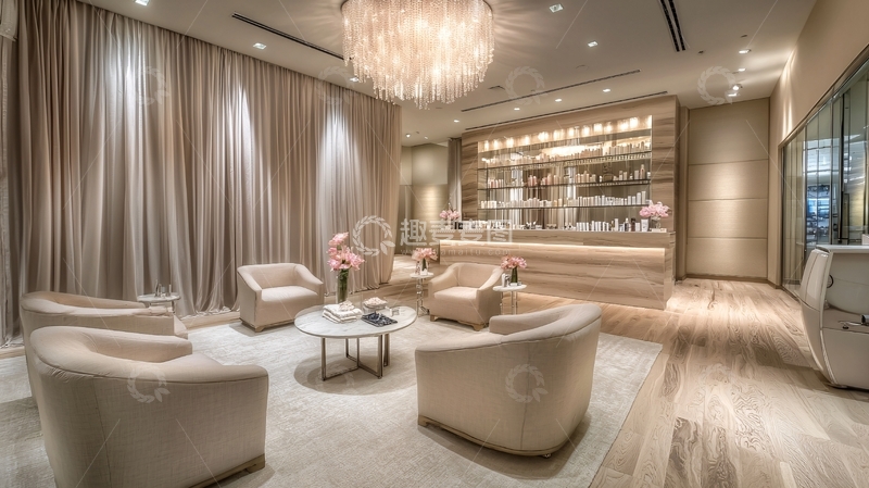 高清大图下载【趣麦麦图】高档水疗中心候客区