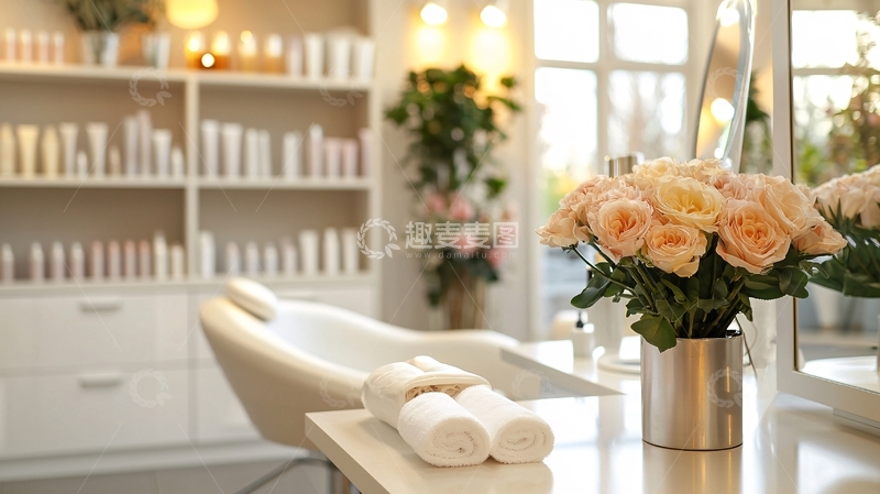 高清大图下载【趣麦麦图】美容院室内