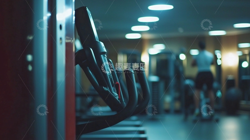 高清大图下载【趣麦麦图】健身房器材特写
