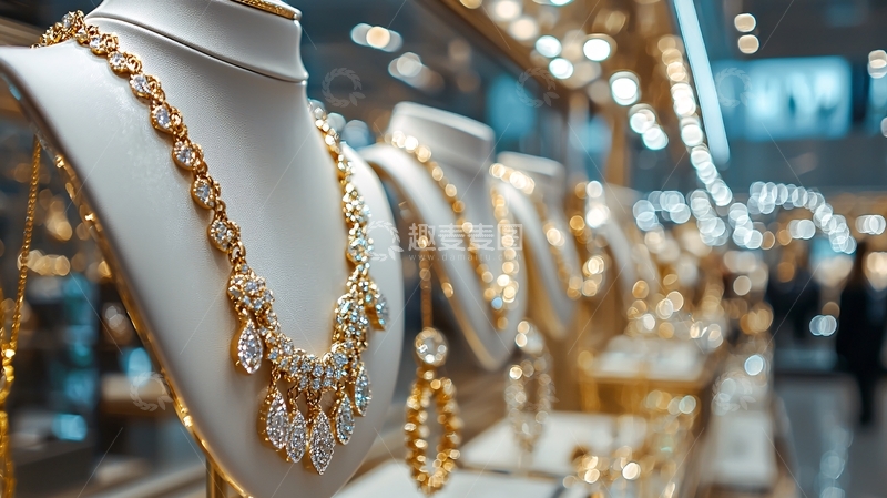 高清大图下载【趣麦麦图】奢华珠宝展示柜