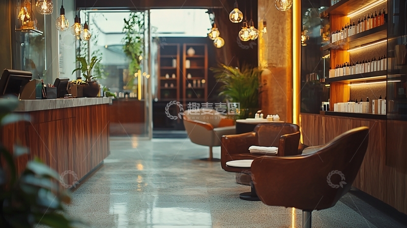 高清大图下载【趣麦麦图】高端美容院室内设计