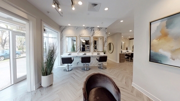 现代化美发沙龙内景