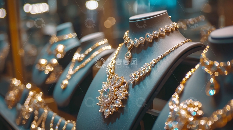 高清大图下载【趣麦麦图】珠宝展示柜