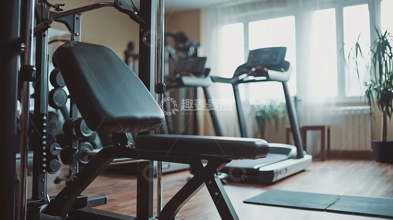 高清大图下载【趣麦麦图】家用健身房