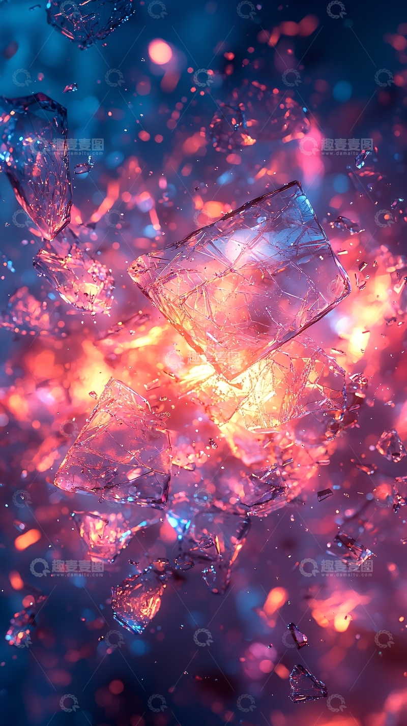 高清大图下载【趣麦麦图】梦幻冰块