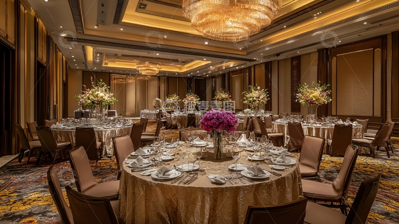 高清大图下载【趣麦麦图】奢华酒店宴会厅布置