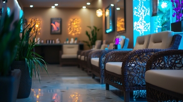 高端水疗中心候客区