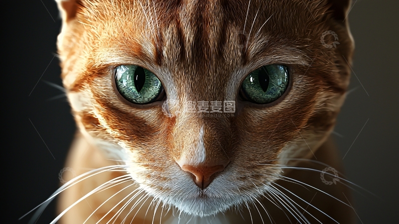 高清大图下载【趣麦麦图】橘猫