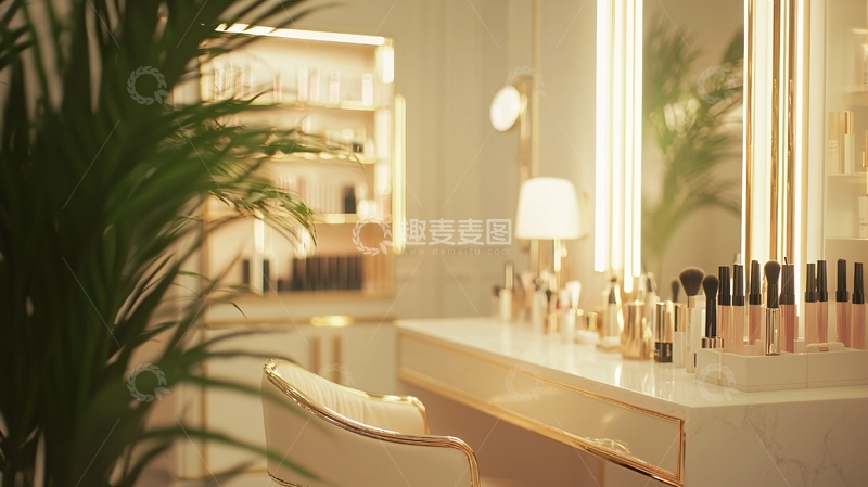高清大图下载【趣麦麦图】高级化妆间