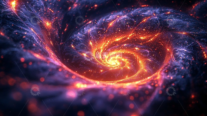 高清大图下载【趣麦麦图】宇宙星云漩涡