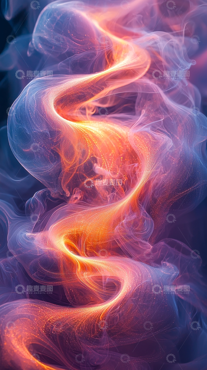 高清大图下载【趣麦麦图】梦幻般的彩色烟雾