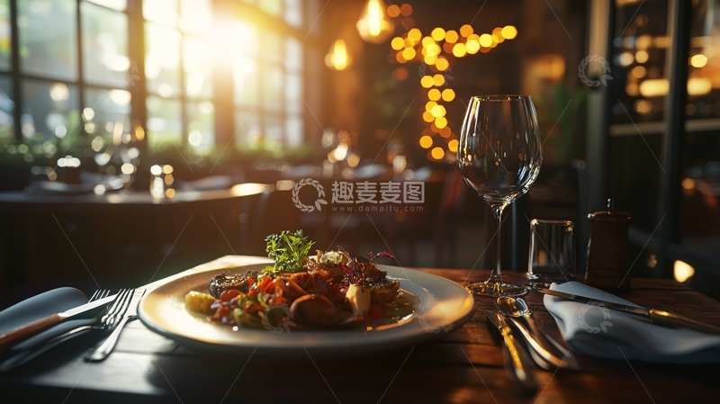 高清大图下载【趣麦麦图】餐厅美食摆盘