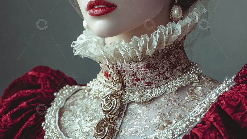 高清大图下载【趣麦麦图】复古宫廷风女装