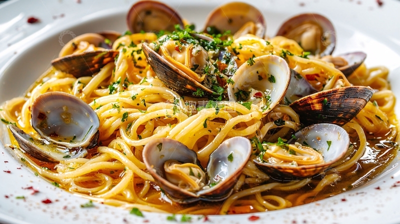 高清大图下载【趣麦麦图】美味海鲜意面