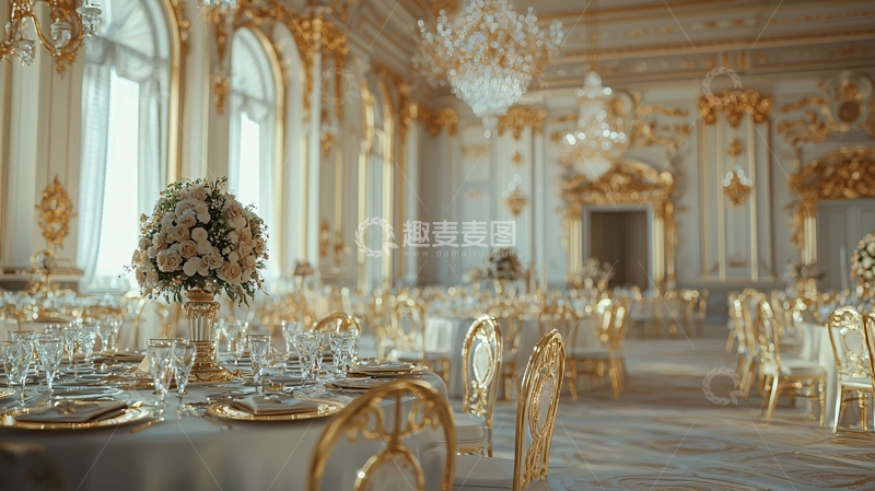 高清大图下载【趣麦麦图】奢华欧式宴会厅