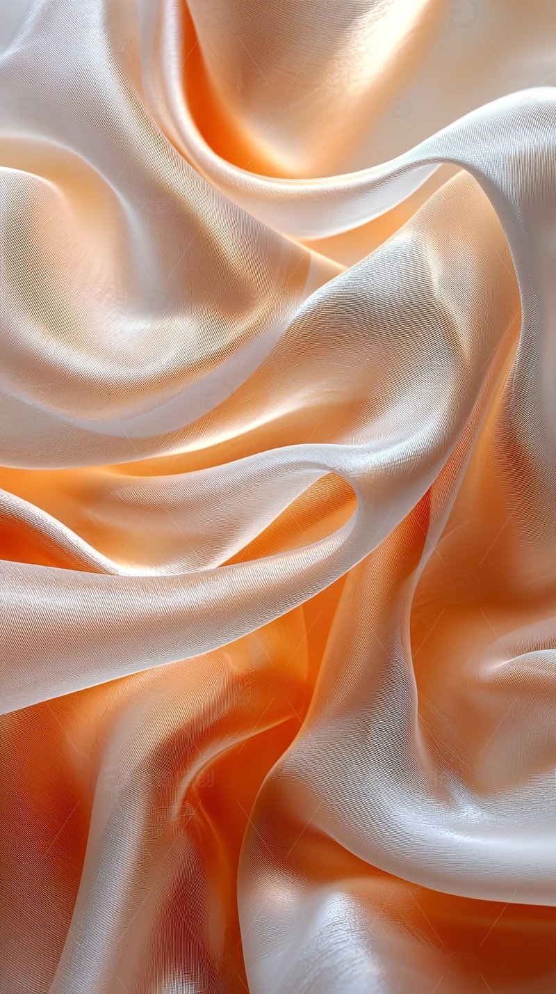 柔软丝绸在光线下流动