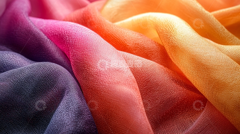 高清大图下载【趣麦麦图】彩色渐变丝绸