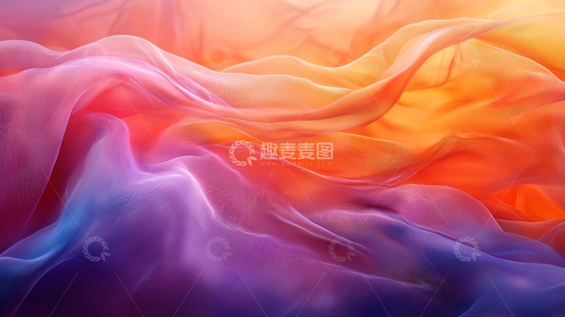 高清大图下载【趣麦麦图】色彩渐变流动的抽象背景