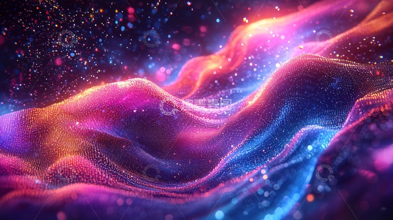 高清大图下载【趣麦麦图】绚丽多彩的星云