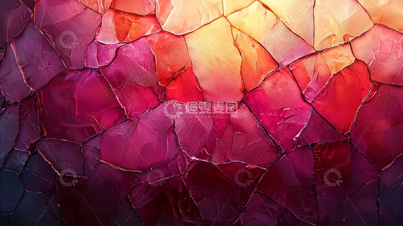高清大图下载【趣麦麦图】抽象彩色石块纹理