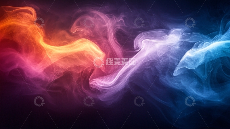 高清大图下载【趣麦麦图】彩色烟雾
