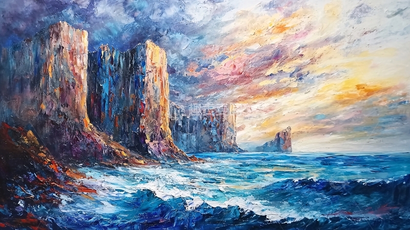 高清大图下载【趣麦麦图】油画风景画