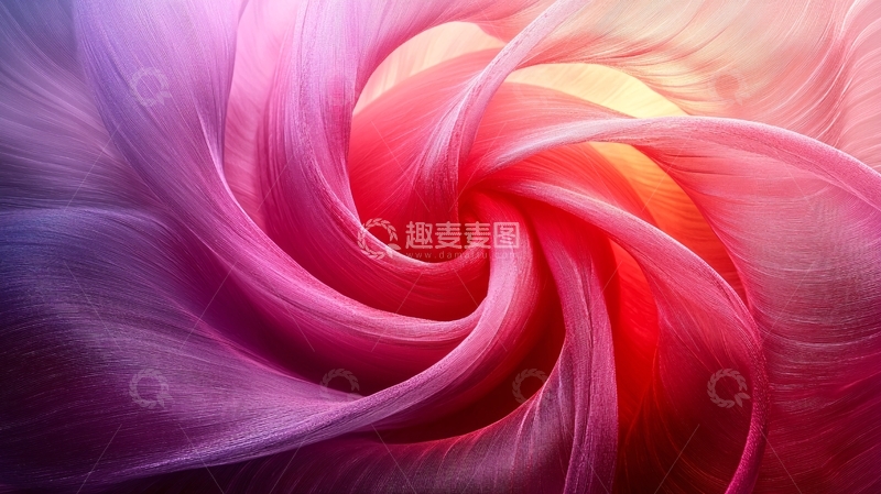 高清大图下载【趣麦麦图】彩色漩涡抽象背景