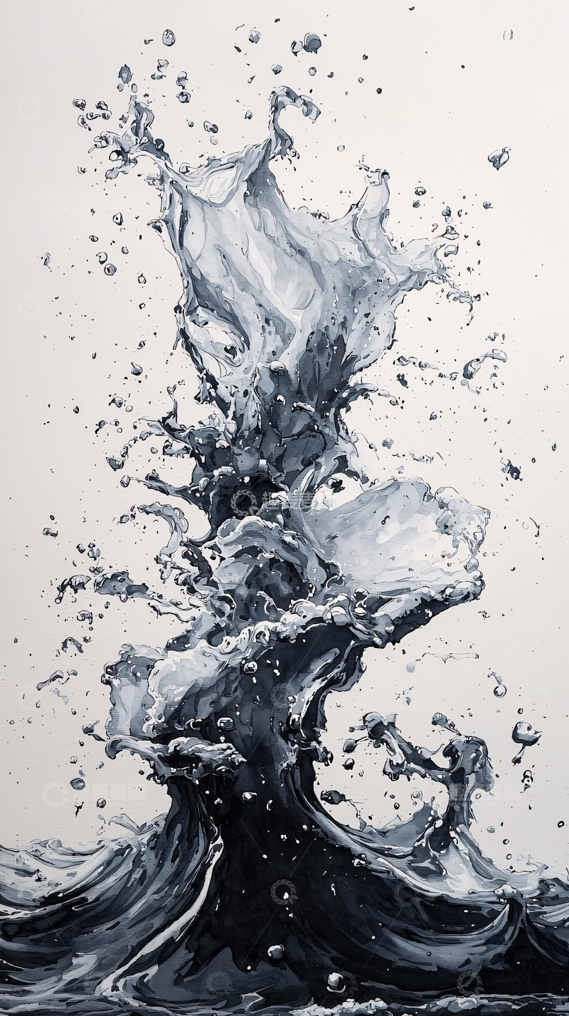 高清大图下载【趣麦麦图】水花飞溅的瞬间