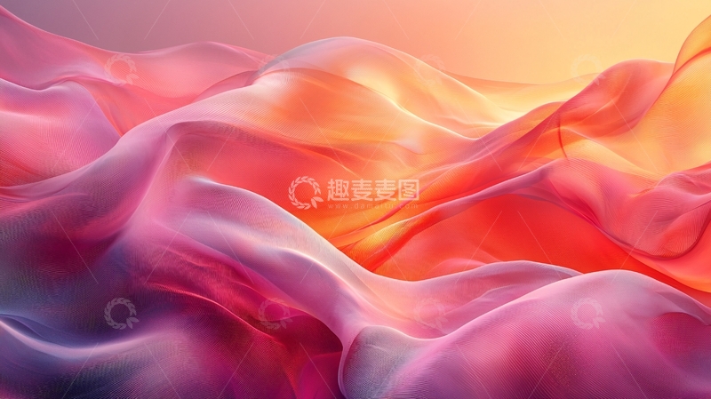 高清大图下载【趣麦麦图】丝绸般的渐变抽象背景