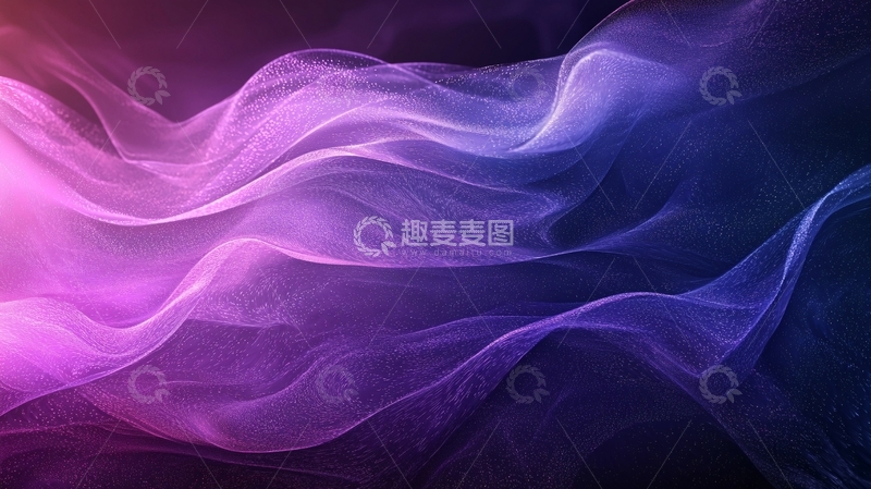 高清大图下载【趣麦麦图】紫色蓝色烟雾状背景