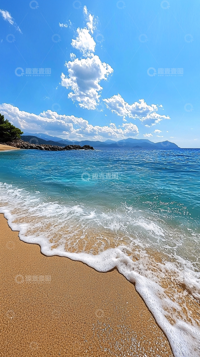高清大图下载【趣麦麦图】阳光沙滩海浪23