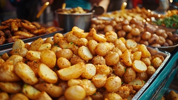 香喷喷的烤土豆