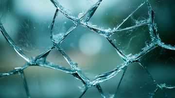 破碎的玻璃纹理