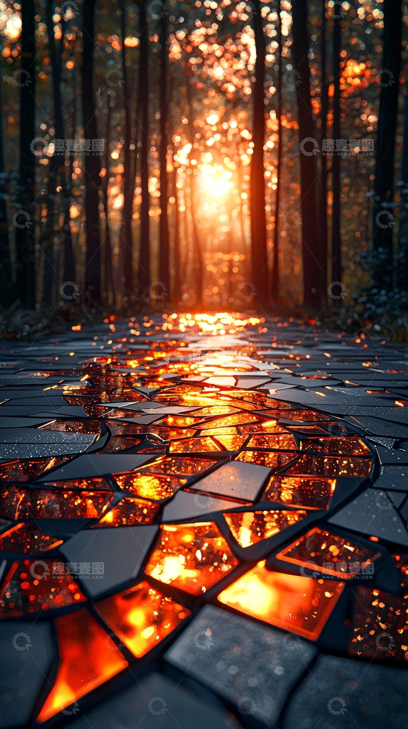 高清大图下载【趣麦麦图】森林小路