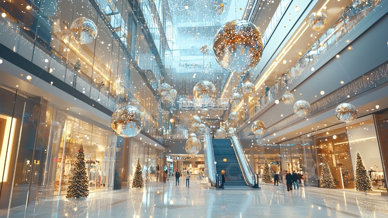 高清大图下载【趣麦麦图】高端商场内部装饰