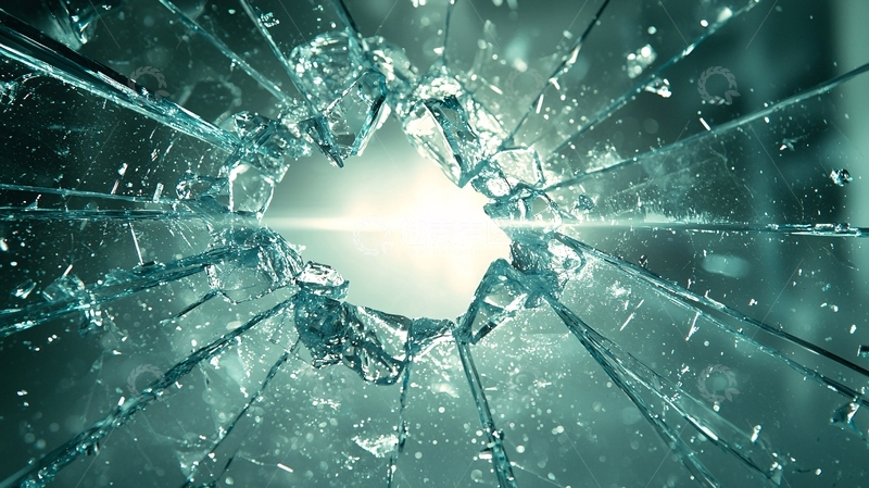 高清大图下载【趣麦麦图】破碎的玻璃