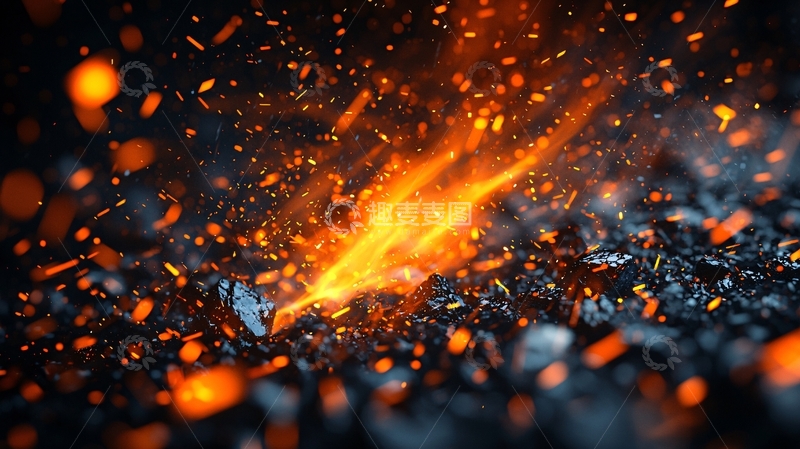 高清大图下载【趣麦麦图】燃烧的火焰