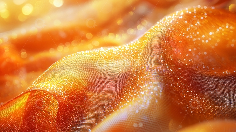 高清大图下载【趣麦麦图】橙色光泽抽象表面