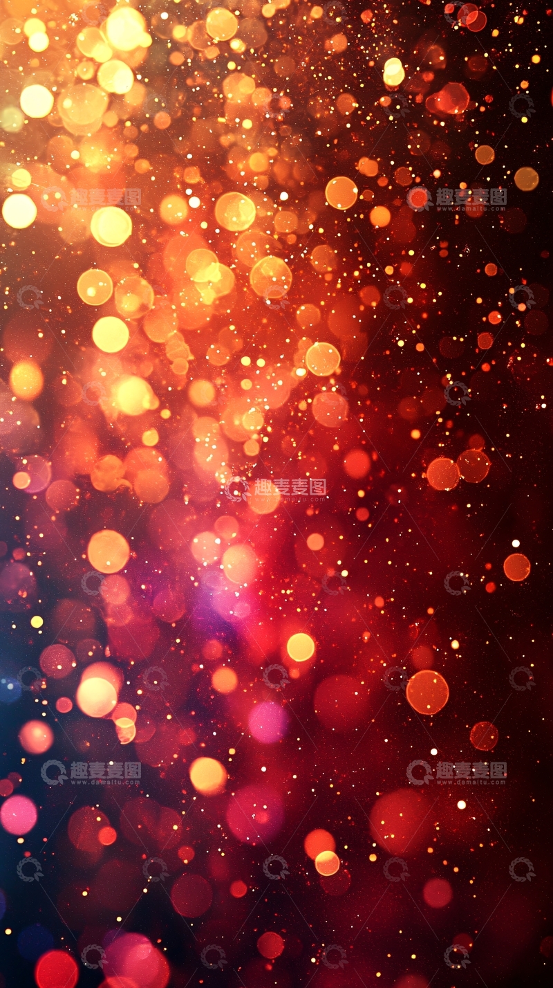 高清大图下载【趣麦麦图】光斑闪烁的梦幻背景