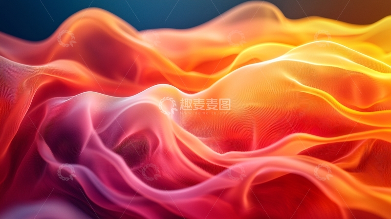 高清大图下载【趣麦麦图】抽象色彩流动