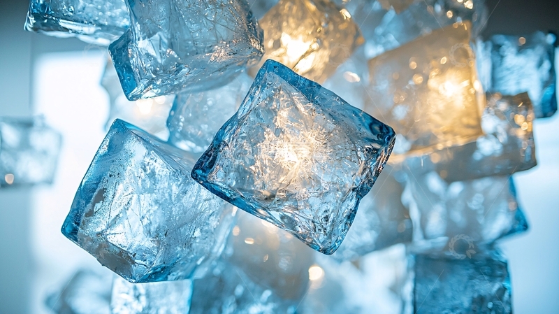 高清大图下载【趣麦麦图】晶莹剔透冰块特写