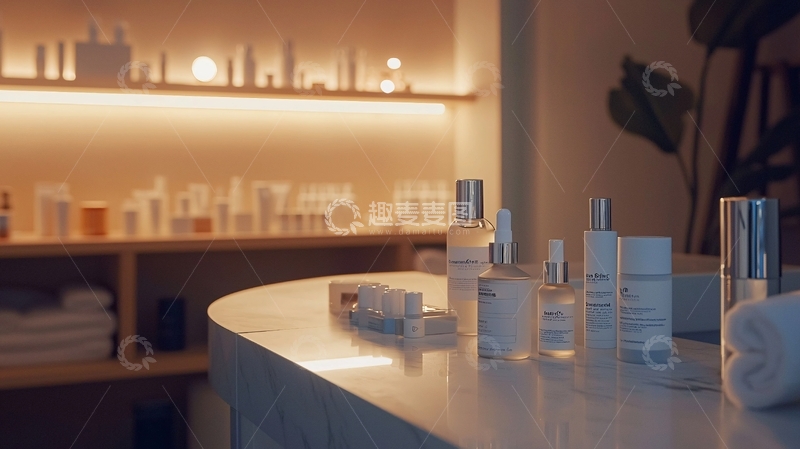 高清大图下载【趣麦麦图】美容院产品展示