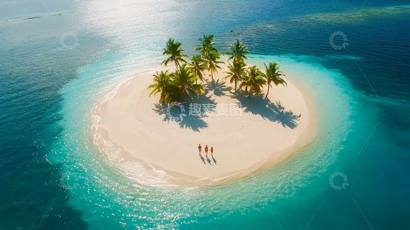 高清大图下载【趣麦麦图】热带小岛