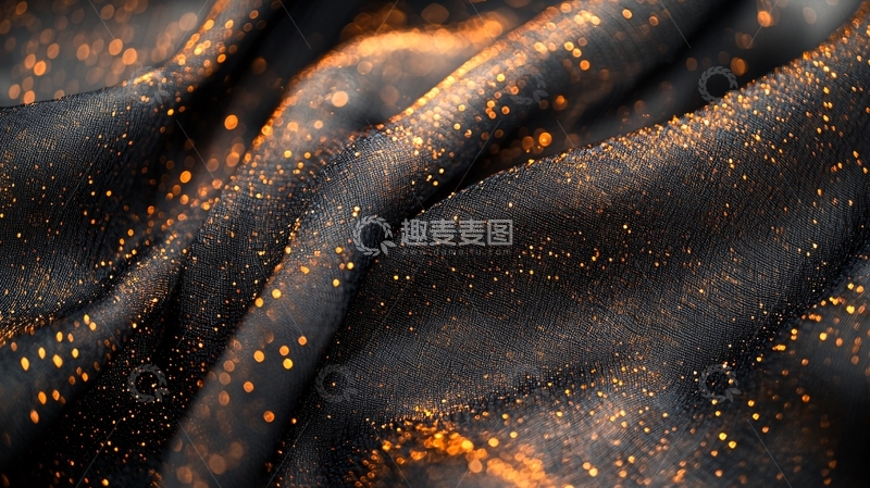 高清大图下载【趣麦麦图】黑色褶皱